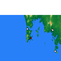 Nearby Forecast Locations - Phuket - Carte