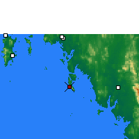 Nearby Forecast Locations - Koh Lanta - Carte