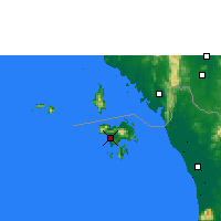 Nearby Forecast Locations - Langkawi - Carte