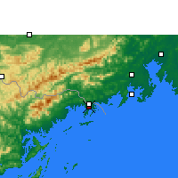 Nearby Forecast Locations - Móng Cái - Carte