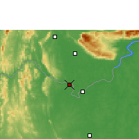 Nearby Forecast Locations - Vientiane - Carte