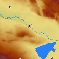 Nearby Forecast Locations - Xian de Burqin - Carte