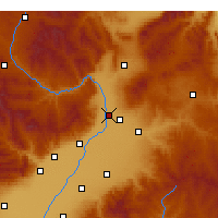 Nearby Forecast Locations - Taiyuan - Carte