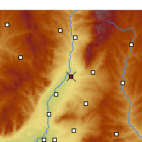 Nearby Forecast Locations - Xian de Hongdong - Carte