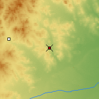 Nearby Forecast Locations - Ar Horqin Qi - Carte
