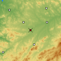 Nearby Forecast Locations - Meihekou - Carte