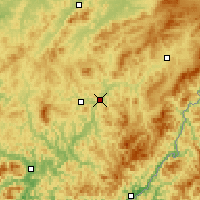 Nearby Forecast Locations - Tonghua - Carte