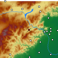 Nearby Forecast Locations - Zhaitang - Carte