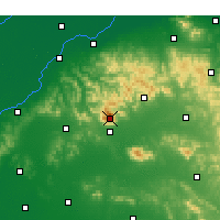 Nearby Forecast Locations - Tai'an - Carte