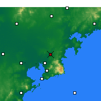 Nearby Forecast Locations - Jimo - Carte