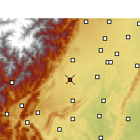 Nearby Forecast Locations - Qionglai - Carte
