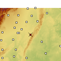 Nearby Forecast Locations - District de Longquanyi - Carte