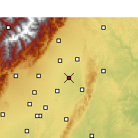 Nearby Forecast Locations - Guanghan - Carte