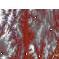 Nearby Forecast Locations - Xichang - Carte