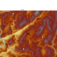 Nearby Forecast Locations - Gengma - Carte