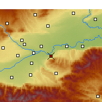 Nearby Forecast Locations - Lintong - Carte
