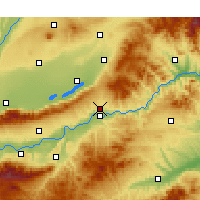 Nearby Forecast Locations - Pinglu/SHX - Carte
