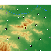 Nearby Forecast Locations - Dengfeng - Carte
