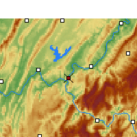 Nearby Forecast Locations - Fuling - Carte