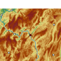 Nearby Forecast Locations - Pengshui - Carte