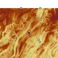 Nearby Forecast Locations - Xianfeng - Carte