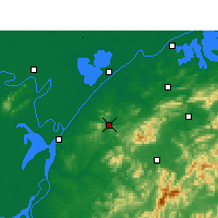 Nearby Forecast Locations - Linxiang - Carte