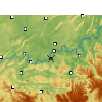 Nearby Forecast Locations - Naxi - Carte