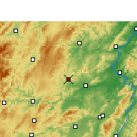 Nearby Forecast Locations - Fenghuang - Carte