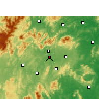 Nearby Forecast Locations - Shaoyang - Carte