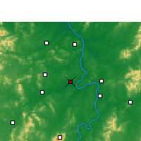 Nearby Forecast Locations - Xiangtan - Carte