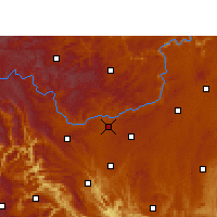 Nearby Forecast Locations - Xian de Puding - Carte