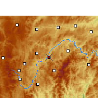 Nearby Forecast Locations - Kaili - Carte