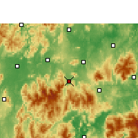 Nearby Forecast Locations - Lanshan - Carte