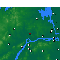 Nearby Forecast Locations - Liuhe/JSU - Carte