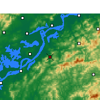 Nearby Forecast Locations - Dongzhi - Carte