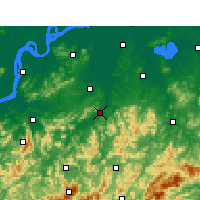 Nearby Forecast Locations - Jing Xian - Carte