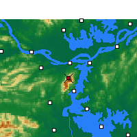 Nearby Forecast Locations - Lushan - Carte