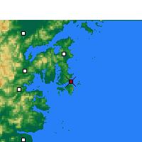 Nearby Forecast Locations - Shipu - Carte