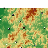 Nearby Forecast Locations - Shaowu - Carte