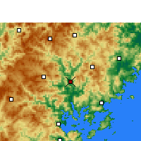 Nearby Forecast Locations - Fu'an - Carte