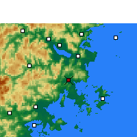 Nearby Forecast Locations - Fuqing - Carte