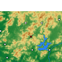Nearby Forecast Locations - Xinfeng - Carte