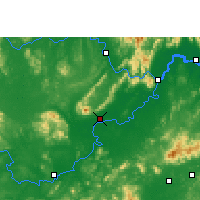 Nearby Forecast Locations - Guigang - Carte
