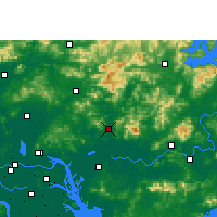 Nearby Forecast Locations - Zengcheng - Carte