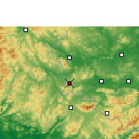 Nearby Forecast Locations - Pingxiang - Carte