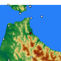 Nearby Forecast Locations - Tétouan - Carte