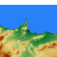 Nearby Forecast Locations - Al Aroui - Carte