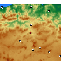 Nearby Forecast Locations - Constantine - Carte