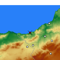 Nearby Forecast Locations - Ghazaouet - Carte