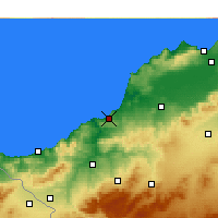 Nearby Forecast Locations - Béni Saf - Carte
